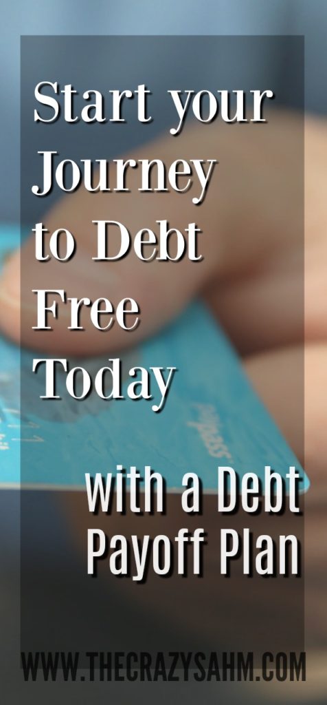 It is time to finally get out of debt once and for all! Create a debt payoff plan today, and get started! #debtfree #money #debt #payoffdebt 