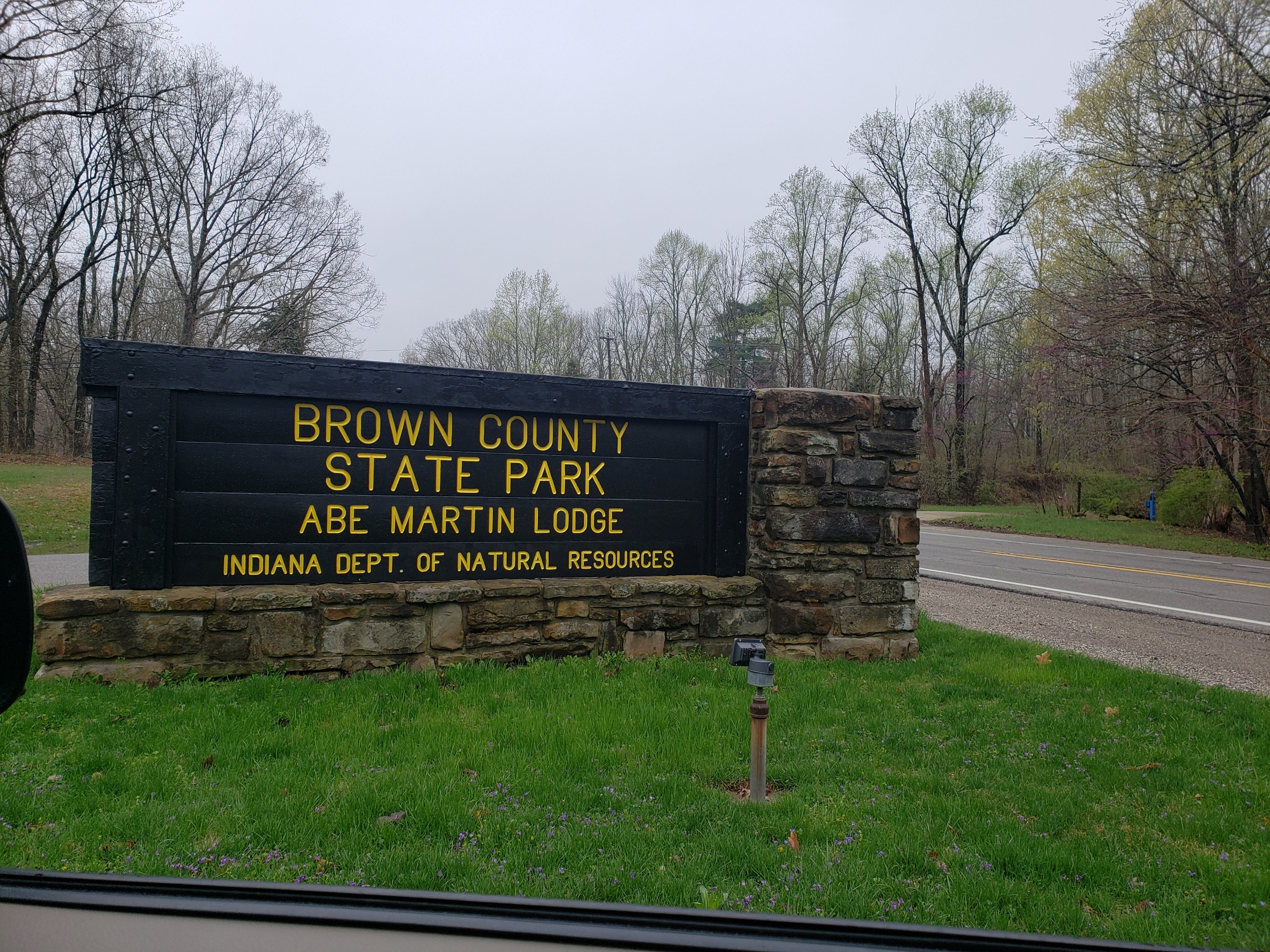 Brown County State Park sign