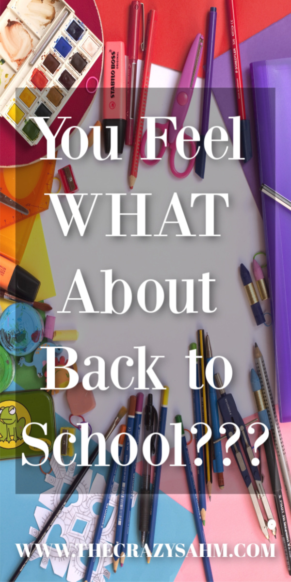 Back to school can be a time of stress, sadness, and chaos. But honestly, why not rock it out instead? Check out how I am feeling about the start of the new school year here! #backtoschool #momlife #newschoolyear